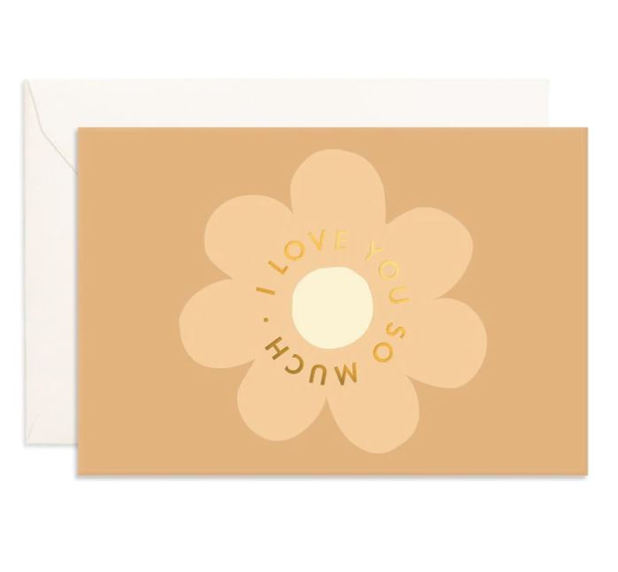 Love You Flower | Mini Greeting Card