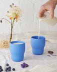 Pigment Latte Cups Two Set | Cobalt