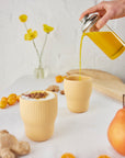 Pigment Latte Cups Two Set | Turmeric