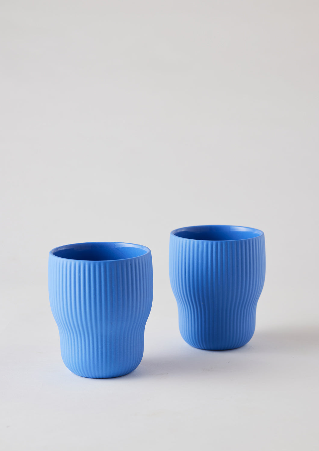 Pigment Latte Cups Two Set | Cobalt