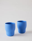 Pigment Latte Cups Two Set | Cobalt