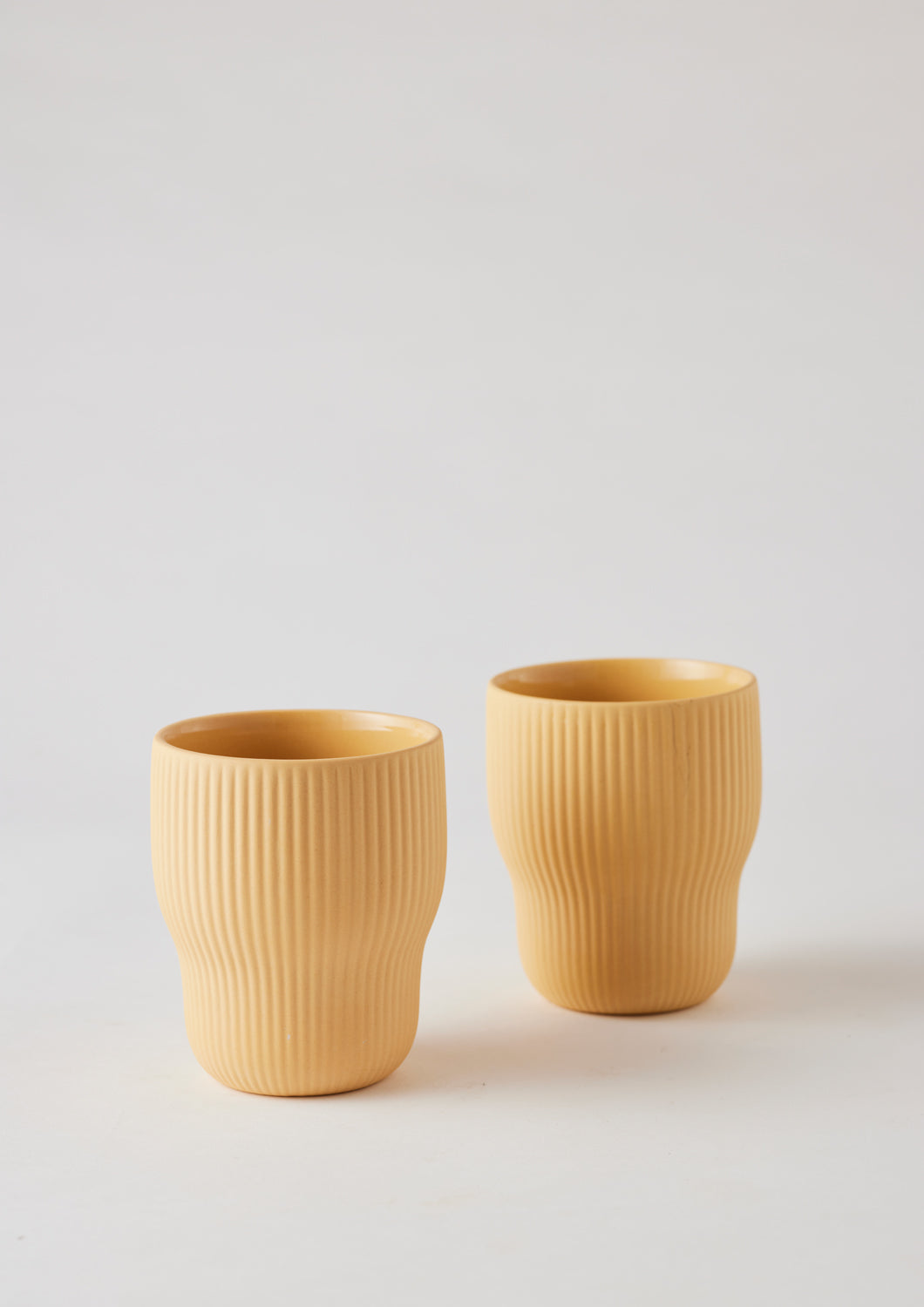 Pigment Latte Cups Two Set | Turmeric