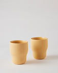 Pigment Latte Cups Two Set | Turmeric