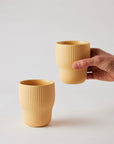 Pigment Latte Cups Two Set | Turmeric