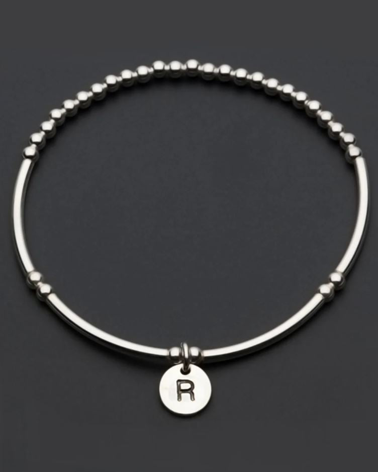 Love Letter Alphabet Bracelet | Silver