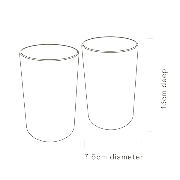 Tumbler Cup Two Set | Floral Forager