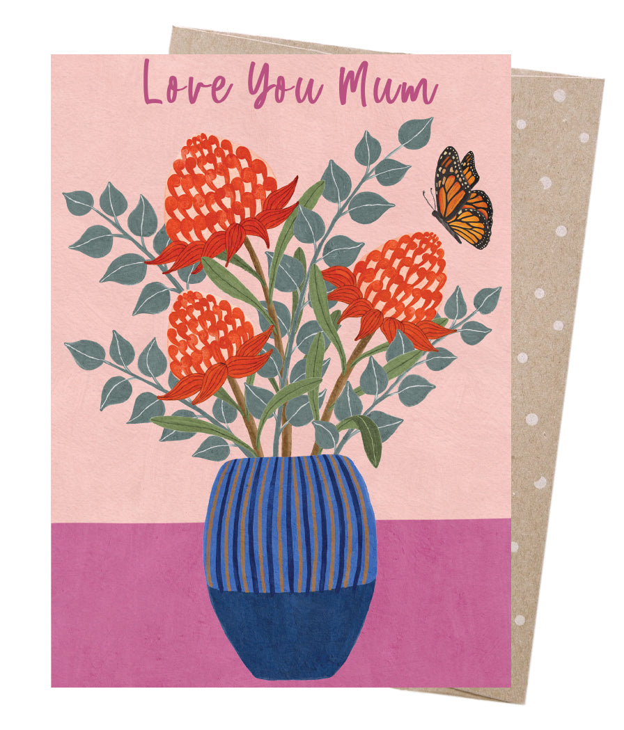 Waratahs For Mum | Greeting Card