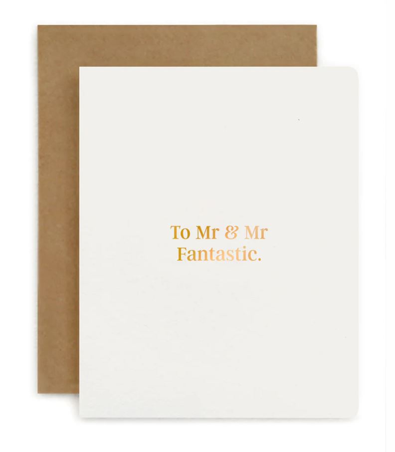 To Mr &amp; Mr Fantastic | Greeting Card